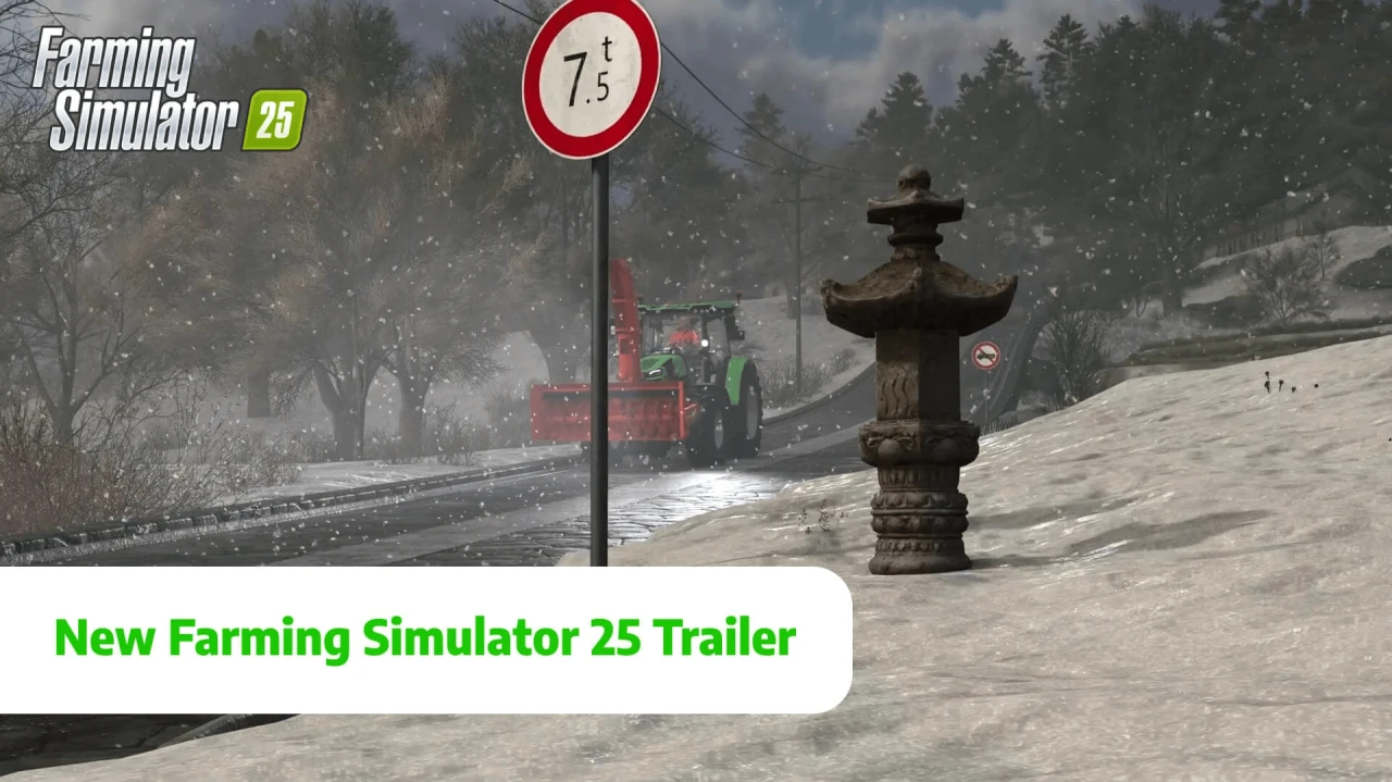 New Farming Simulator 25 (FS25) Feature Trailer