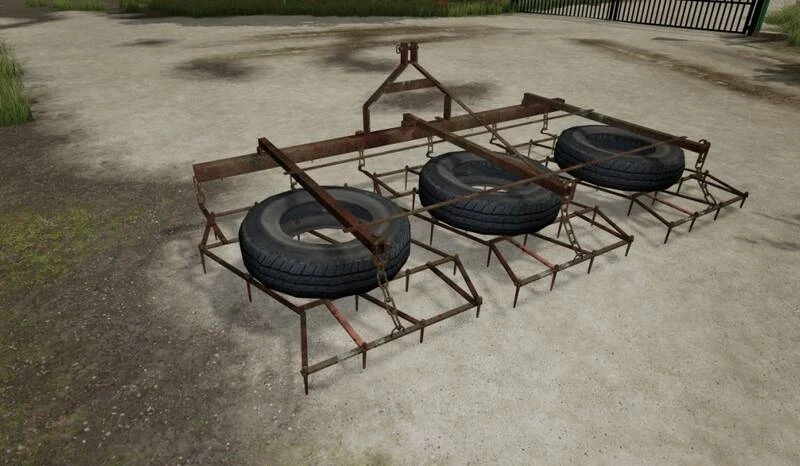 Cultivator with Tires