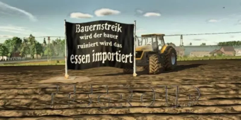 Farmer Strike Signs