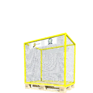 Fillable Pallet for Wool, Honey, and Eggs