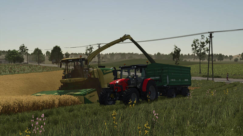 Forage Harvesters with Pipe Control