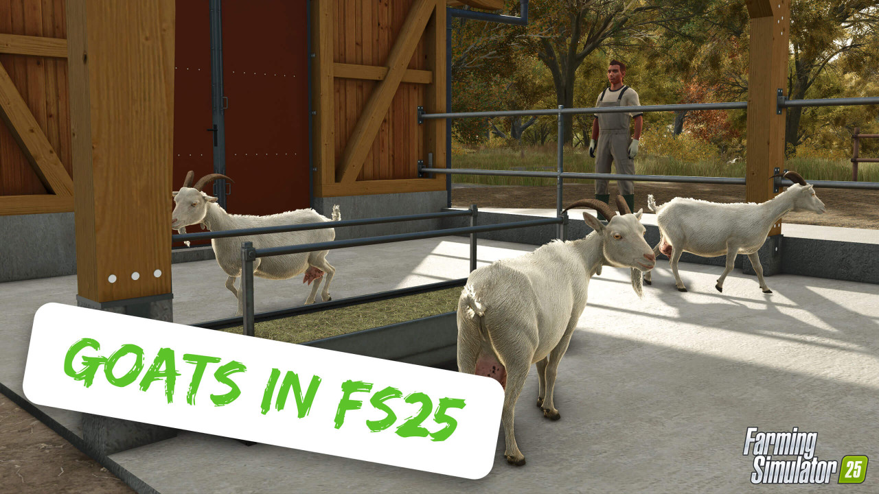 Goats in FS25: A New Kind of Animal