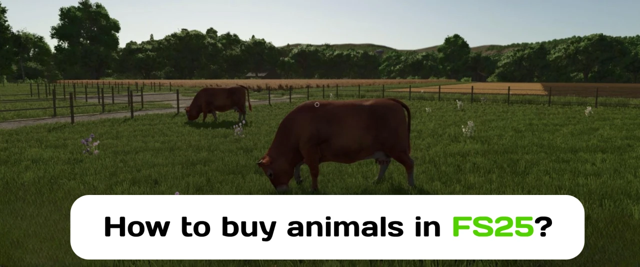 How to Buy Animals in FS25?