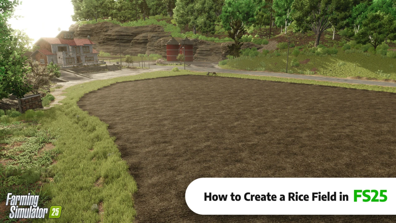 How to Create a Rice Field in FS25