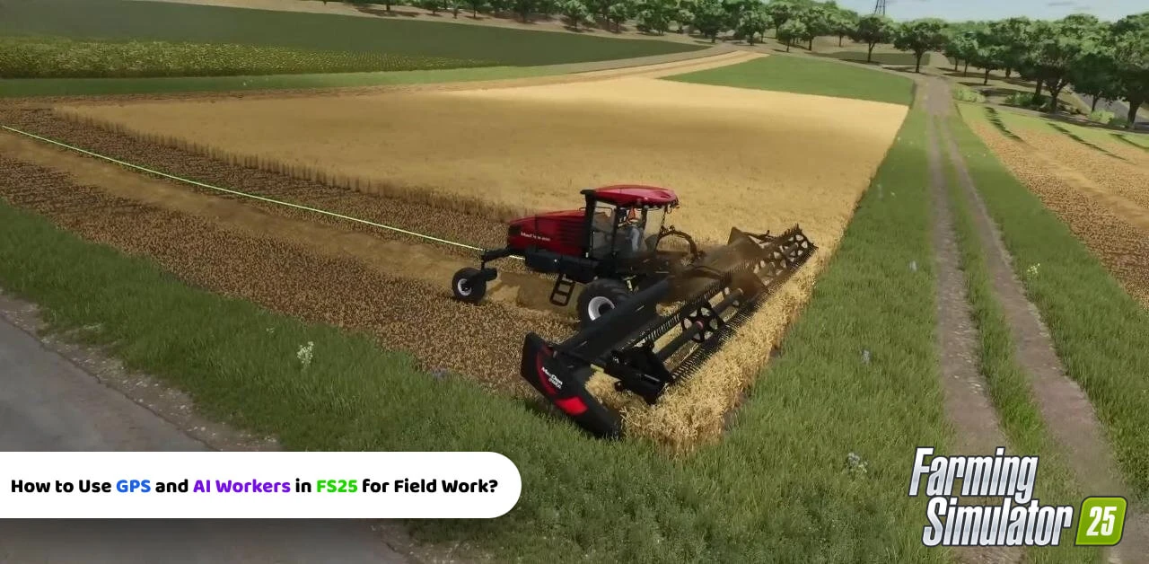 How to Use GPS and AI Workers in FS25 for Fieldwork?