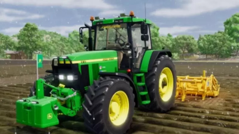 John Deere 7810 with 1800kg Weight