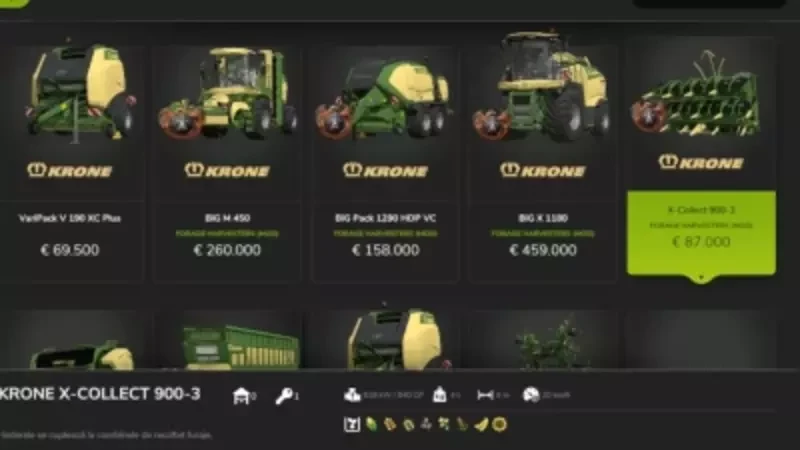 Krone Equipment Pack