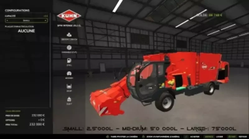 Kuhn TMR Pack