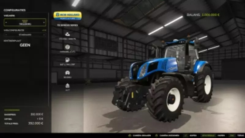 New Holland T8.1050 Genesis