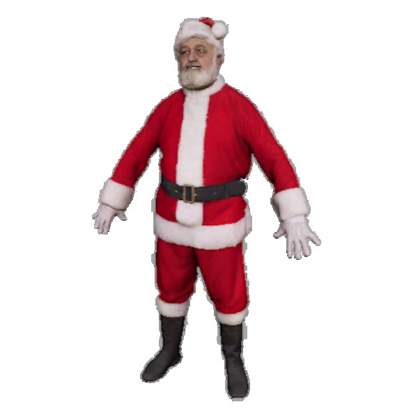 Placeable Animated Santa Claus Decoration