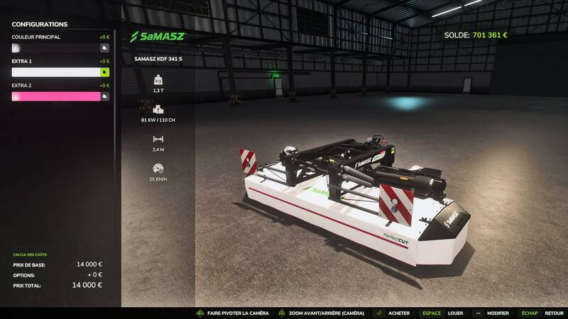 SAMASZ Mowers with Color Configuration