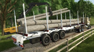 SchwarzmÃ¼ller Timber Trailer Semi