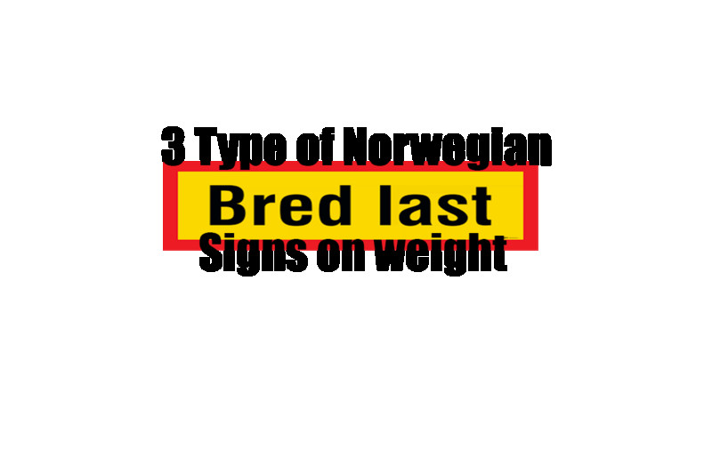 Weight with Norwegian Signs