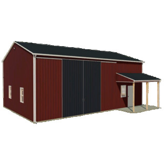 40x60 Shed with Porch