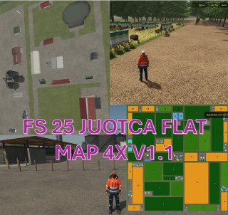 FS25 Juotca Flat Map 4X