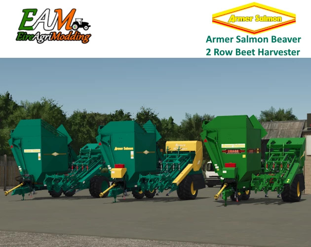 Armer Salmon Beaver 2 Row Beet Harvester