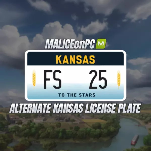 Alternate Kansas License Plate