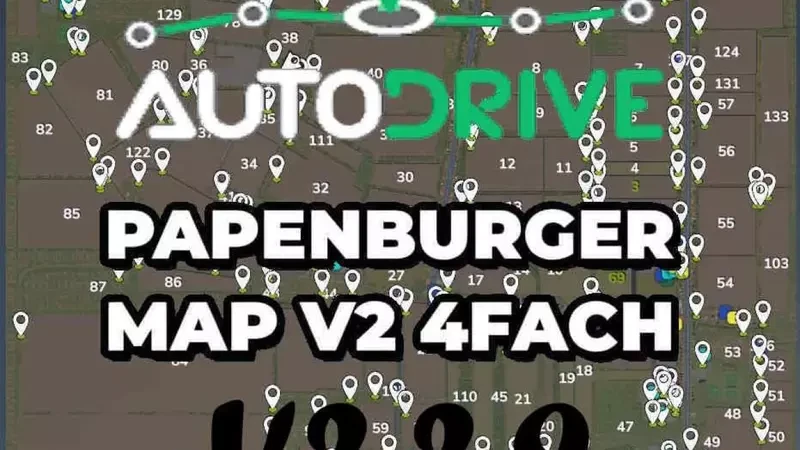 AutoDrive Courses for Papenburg Map