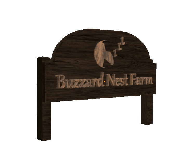 Buzzard Nest Sign