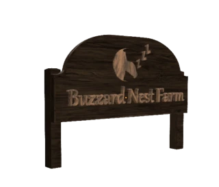 Buzzard Nest Sign