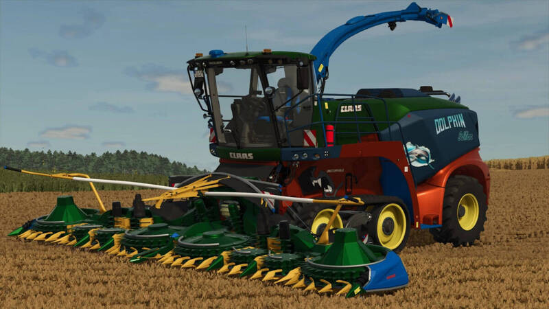 Claas Jaguar 990 & Evion 450 Dolphin Edition