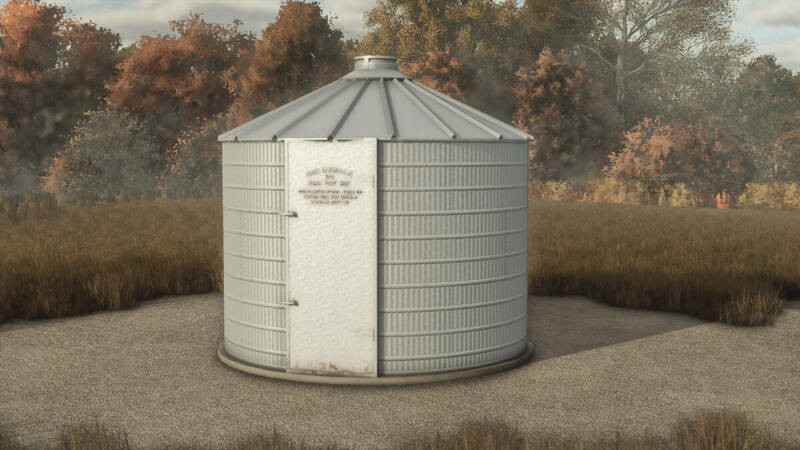 Columbian 541 Redtop Grain Bin