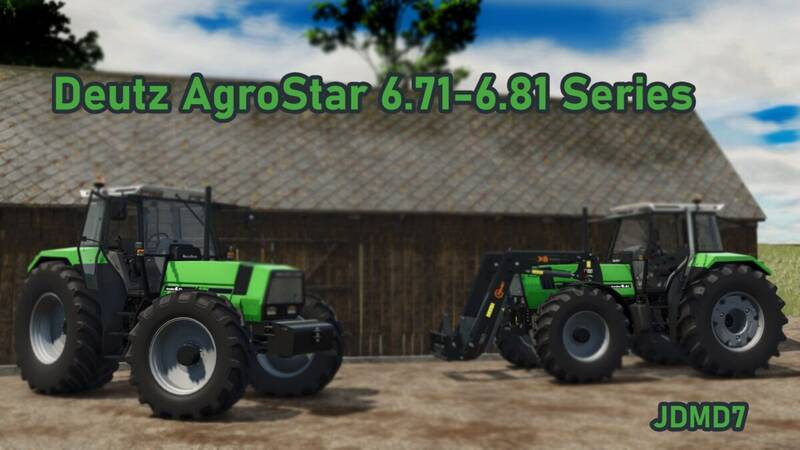 Deutz AgroStar 6.71/6.81 Series