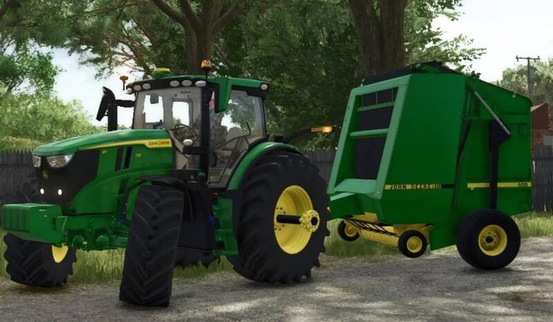 John Deere 435 and 535 Round Baler