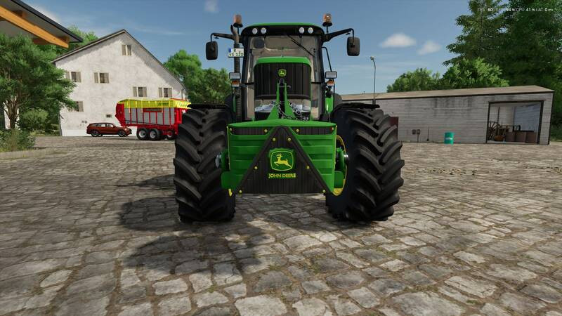 John Deere 800kg Weight