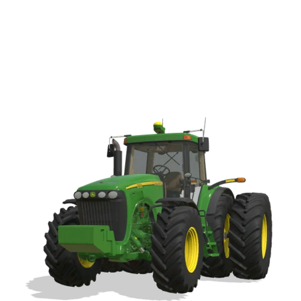 John Deere 8020 with Row Crop Spacings