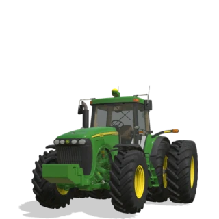 John Deere 8020 with Row Crop Spacings