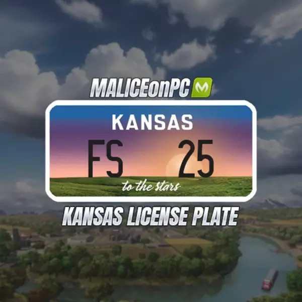 Kansas License Plate