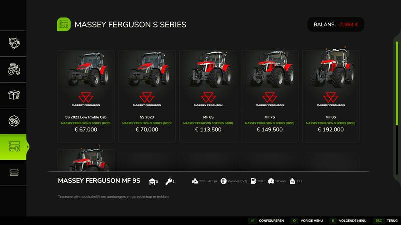 Massey Ferguson S Series Pack