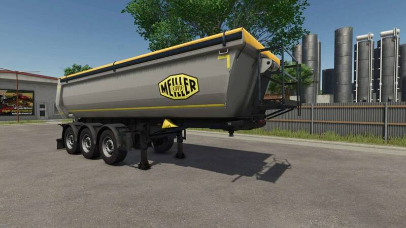 Meiller Half Tube Tipper Trailer