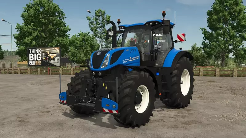 New Holland T7 with Agribumper