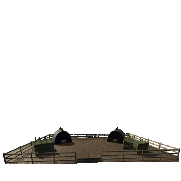 Pig Pen with Shelters and Arks