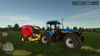 TV 6070 Tractor with Swather Attachment