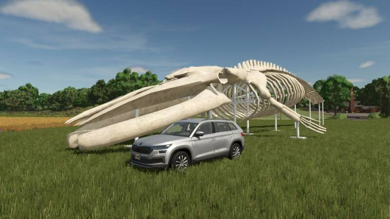 Whale Skeleton Sculpture