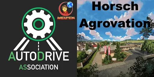 Autodrive network for the map Horsch Agrovation