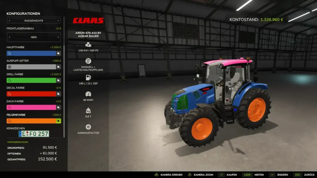 Claas Arion 400