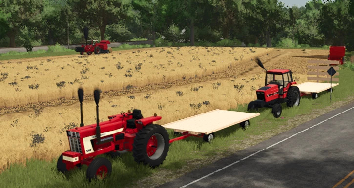 International 550 hay wagon