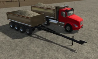 Volvo VNX300 Dump Truck + Trailer