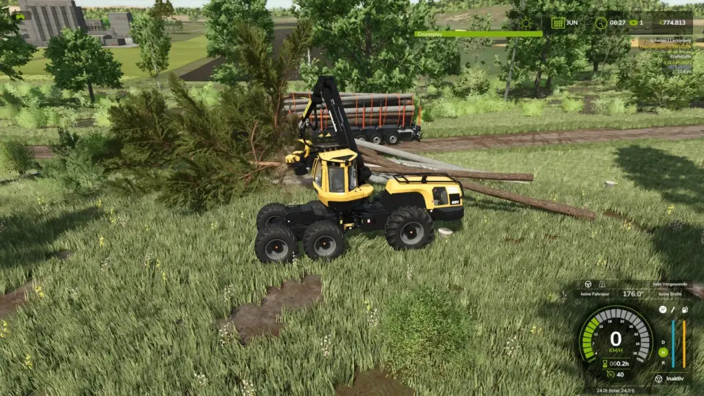 Wood harvester Komatsu 951