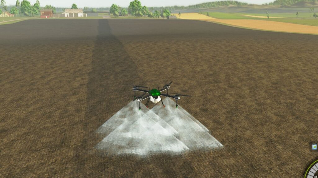 Agricultural drone for viticulture