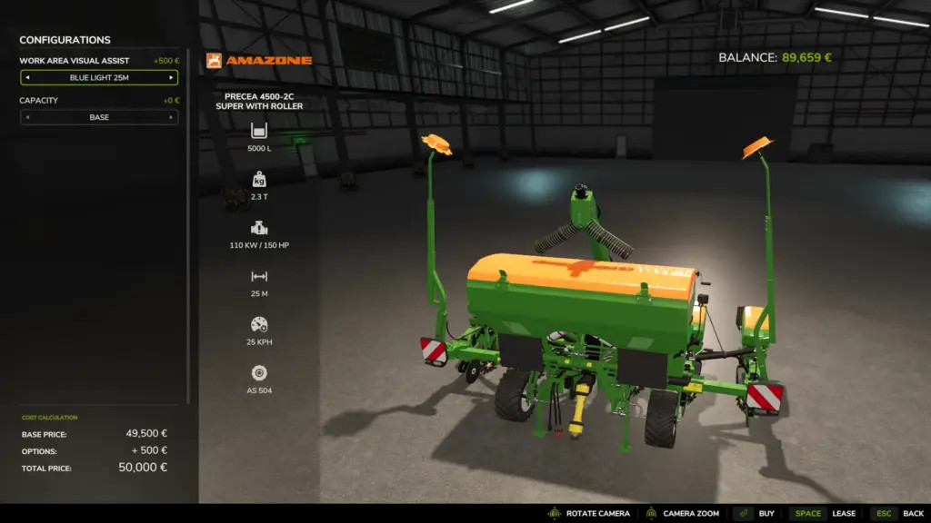 Amazone MultiCrop Planter and Roller