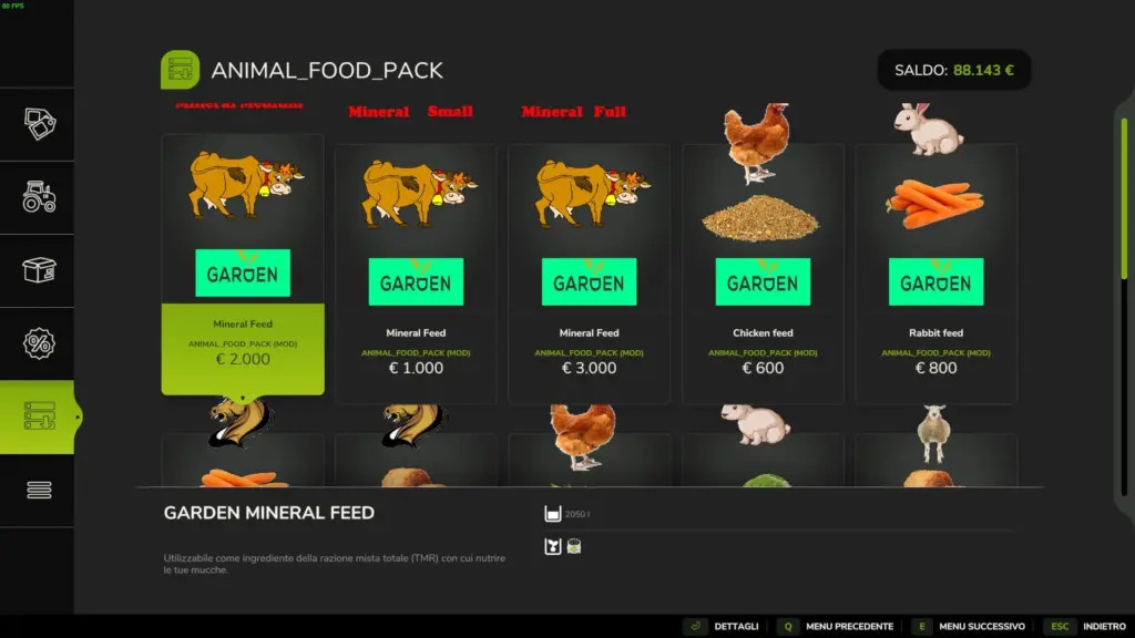 Animal Food Pack