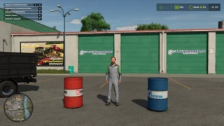 Barrels with fuel