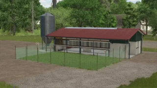 Chicken coop with 65000 hens