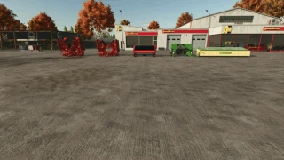 Cutting unit pack for forage harvesters