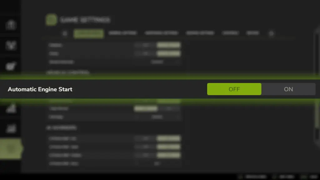 Disable Automatic Engine Start